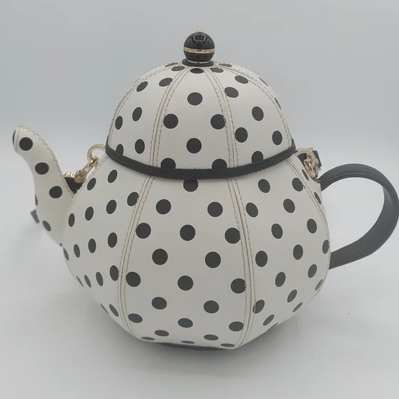 Kate spade Teapot Tea Party Polka Dots Kettle, Alice In Wonderland - Picture 4 of 6